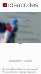 Mobile Screenshot of ideacodes.com