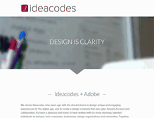 Tablet Screenshot of ideacodes.com